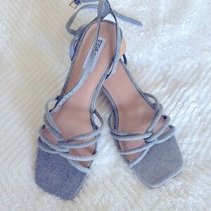 Steve Madden Denim Strappy Sandals